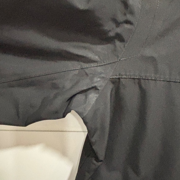 Women's Eddie Bauer WeatherEdge hooded black jacket cinch waist size XL - Picture 7 of 16